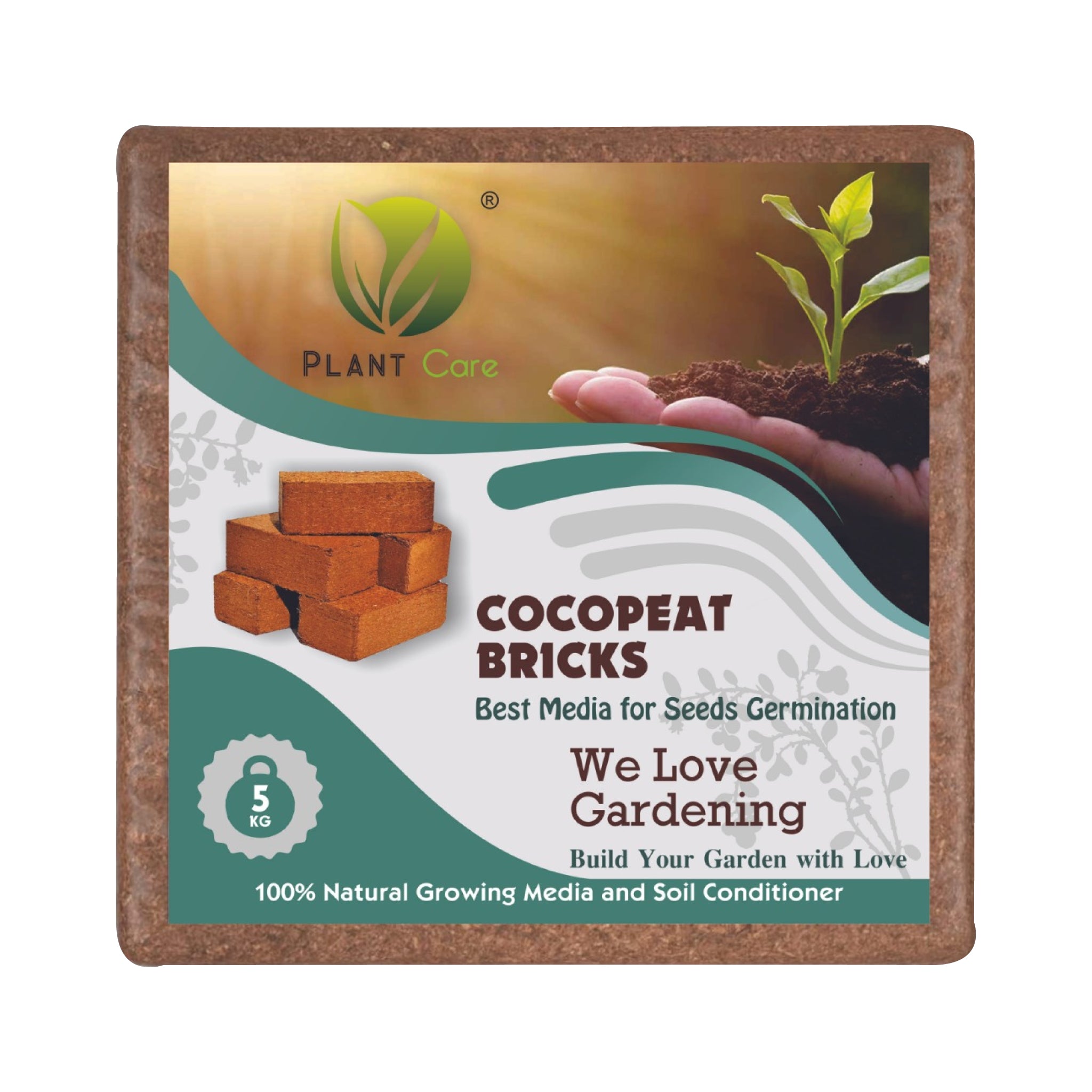 Cocopeat bricks