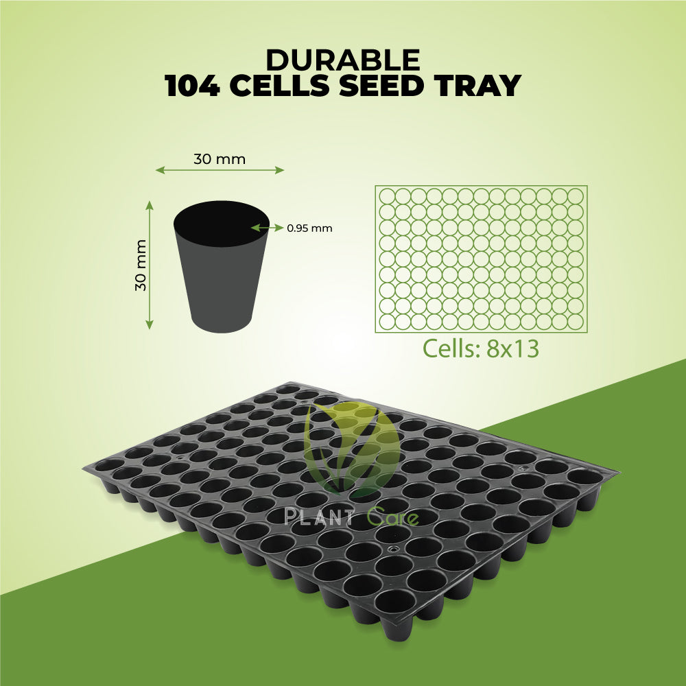 104 Cavity 1 MM Thickness Seeding Tray