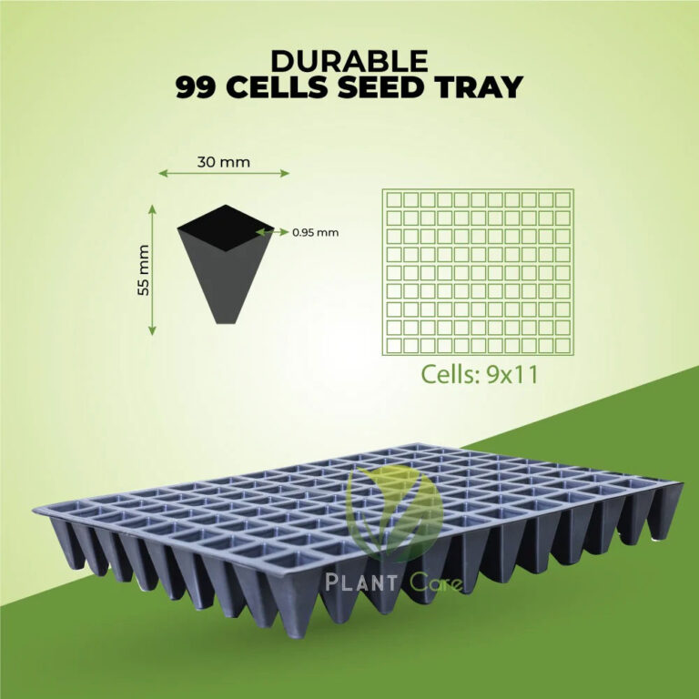 Plant Care 99-cavity seeding tray for starting vegetable, herb and flower seedlings