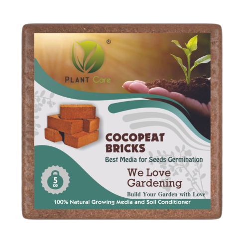 Compressed coco peat brick by Plant Care