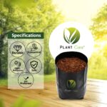 Detailed specifications of 6x8 inch UV-protected Plant Care nursery grow bags for optimal plant growth