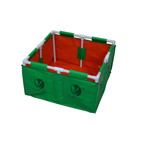 24X24X12 Inch Rectangle Grow Bag With Pipe