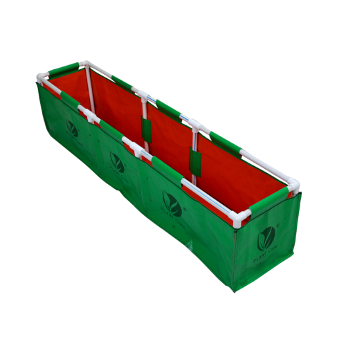 60X12X12 Inch Rectangle Grow Bag With Pipe
